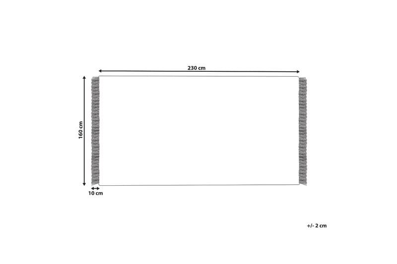 Somek Bomullsmatta 160x230 cm Beige - Textilier & mattor - Mattor - Modern matta - Bomullsmattor