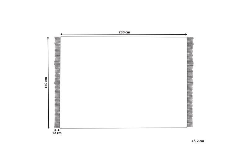 Tekeler Ullmatta 160x230 cm Grå - Textilier & mattor - Mattor - Modern matta - Ullmattor