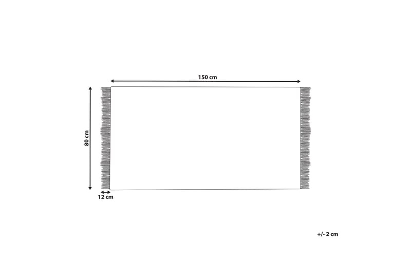 Tekeler Ullmatta 80x150 cm Grå - Ullmattor