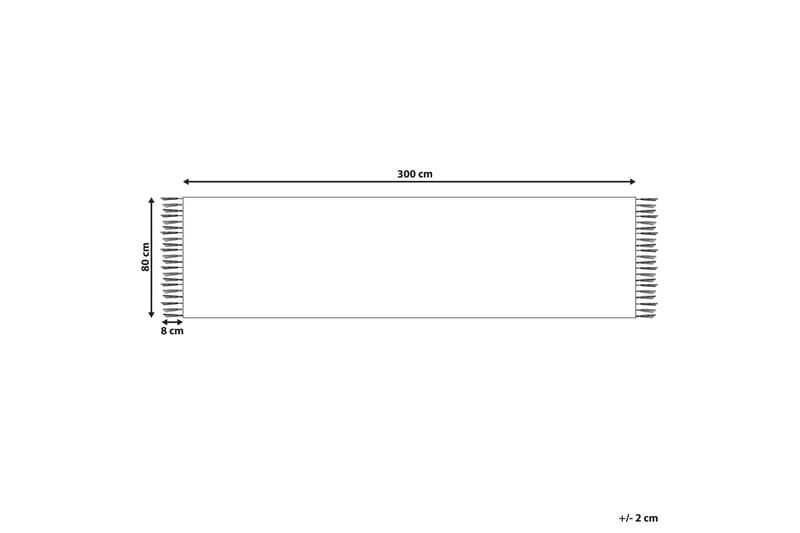 Voskehat Gångmatta 80x300 cm Röd - Textilier & mattor - Mattor - Modern matta - Gångmattor