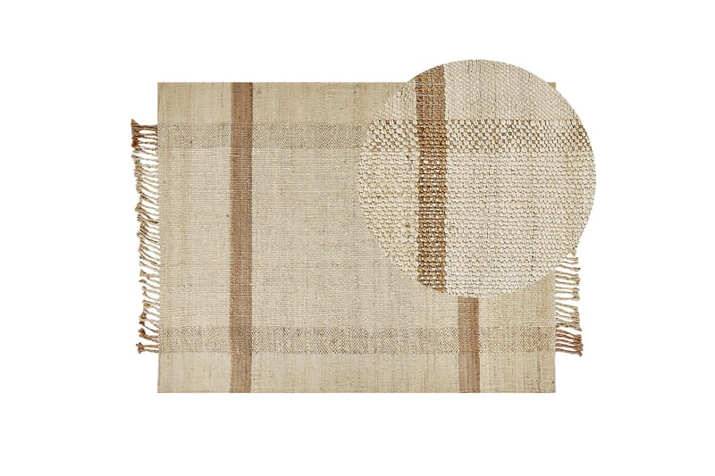 Yelmez Jutematta 140x200 cm Beige - Textilier & mattor - Mattor - Modern matta - Jutemattor & sisalmattor