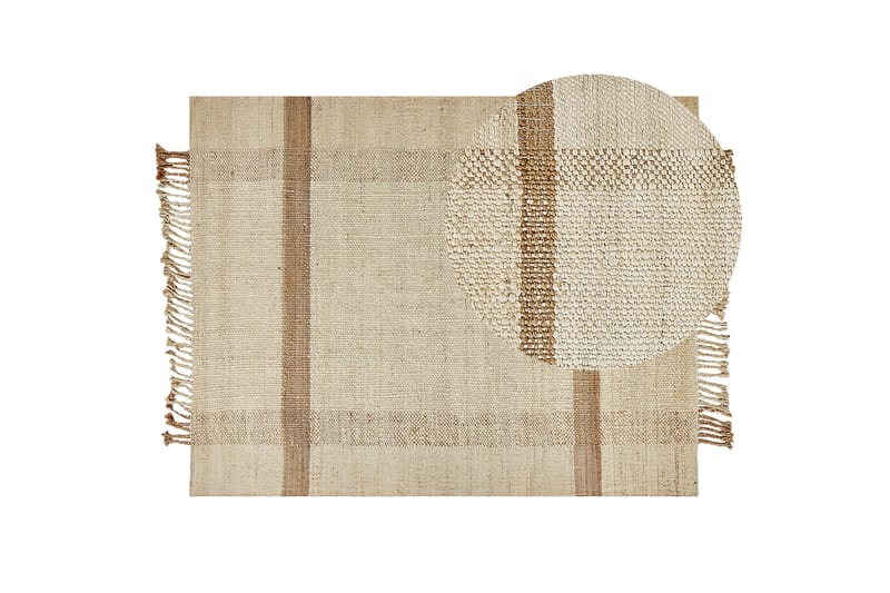 Yelmez Jutematta 160x230 cm Beige - Jutemattor & sisalmattor