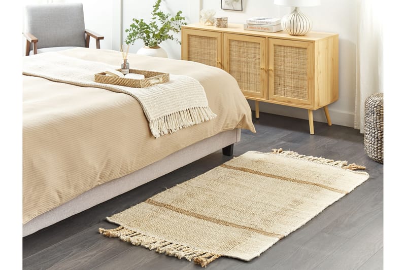 Yelmez Jutematta 80x150 cm Beige - Textilier & mattor - Mattor - Modern matta - Jutemattor & sisalmattor