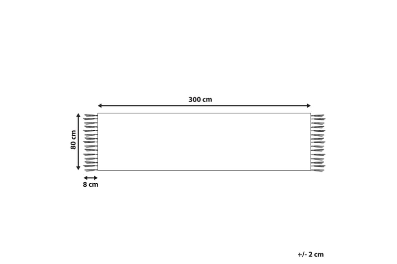 Berdik Kelimmatta 80x300 cm Beige - Textilier & mattor - Mattor - Orientaliska mattor - Kelimmattor