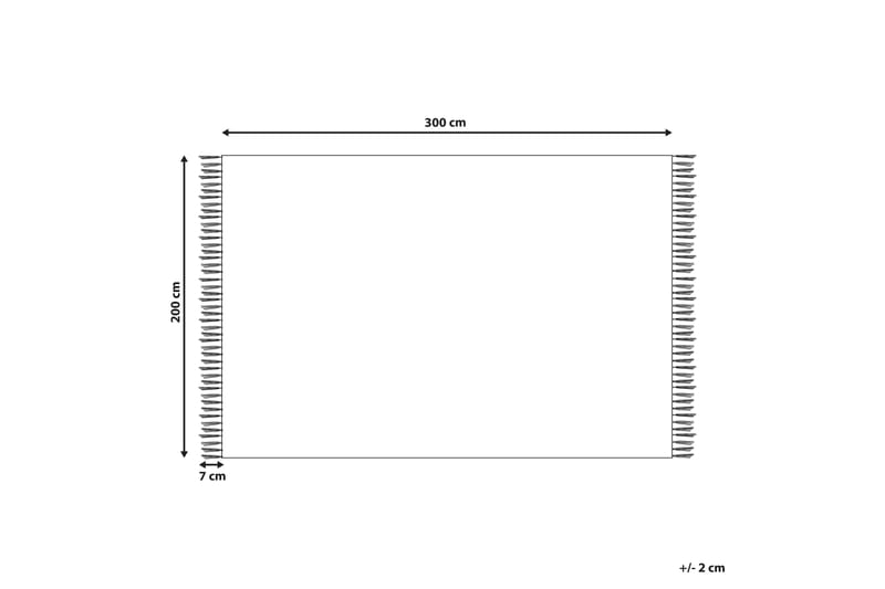 Garni Kelimmatta 200x300 cm Röd - Kelimmattor