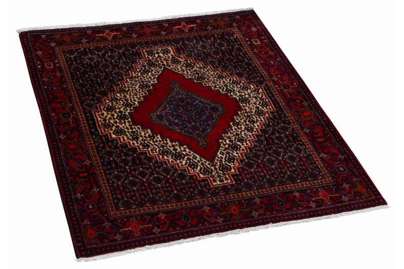 Handknuten Persisk Matta 127x159 cm Kelim Röd/Beige - Textilier & mattor - Mattor - Orientaliska mattor - Persisk matta