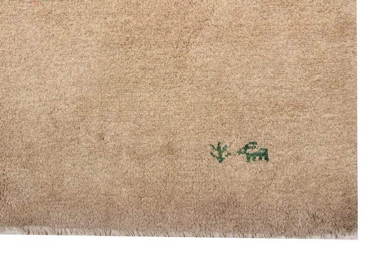 Handknuten Persisk Ullmatta 173x250 cm Gabbeh Shiraz Beige - Textilier & mattor - Mattor - Orientaliska mattor - Persisk matta