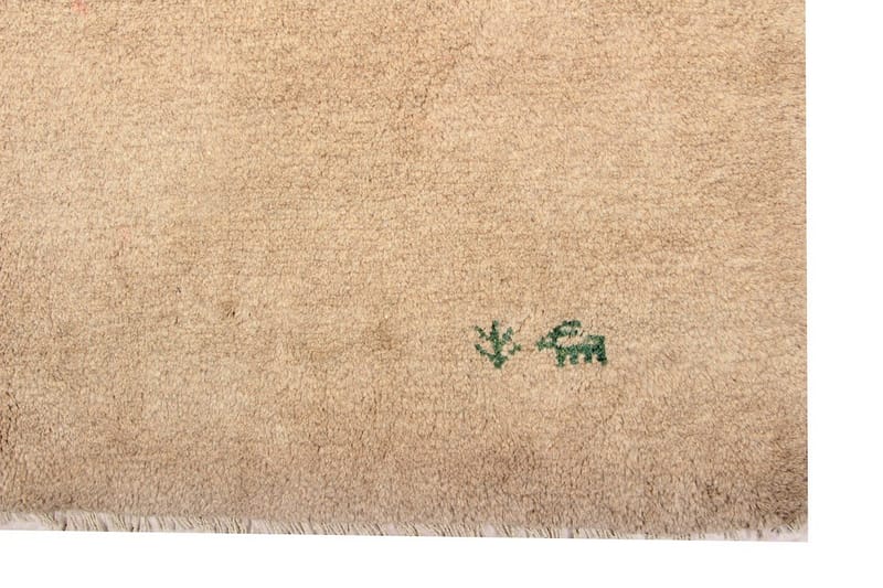 Handknuten Persisk Ullmatta 173x250 cm Gabbeh Shiraz Beige - Textilier & mattor - Mattor - Orientaliska mattor - Persisk matta