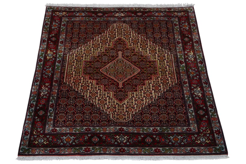 Handknuten Persisk Matta 128x158 cm Kelim Creme/Röd - Textilier & mattor - Mattor - Orientaliska mattor - Persisk matta