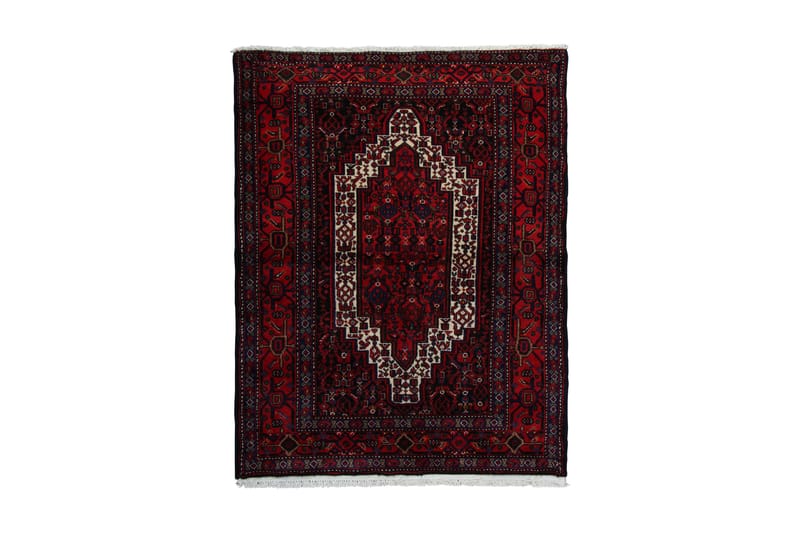 Handknuten Persisk Matta 123x158 cm Kelim Röd/Beige - Textilier & mattor - Mattor - Orientaliska mattor - Persisk matta