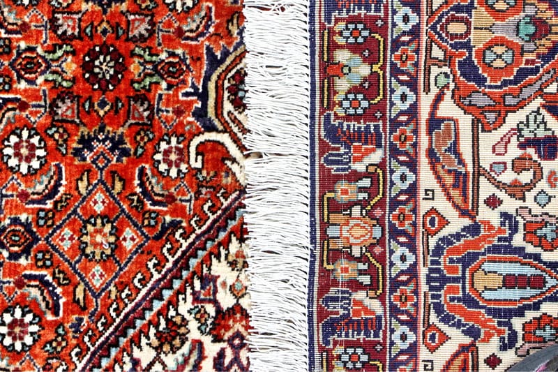 Handknuten Persisk Matta 200x200 cm Koppar/Beige - Textilier & mattor - Mattor - Orientaliska mattor - Persisk matta