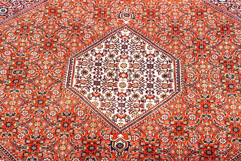 Handknuten Persisk Matta 200x200 cm Koppar/Beige - Textilier & mattor - Mattor - Orientaliska mattor - Persisk matta