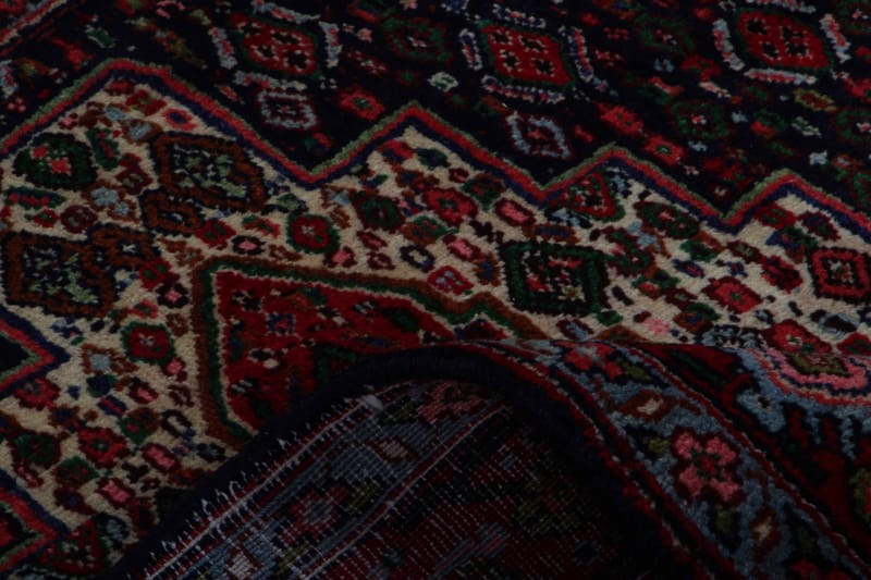 Handknuten Persisk Matta 132x181 cm Mörkblå/Röd - Persisk matta - Orientaliska mattor