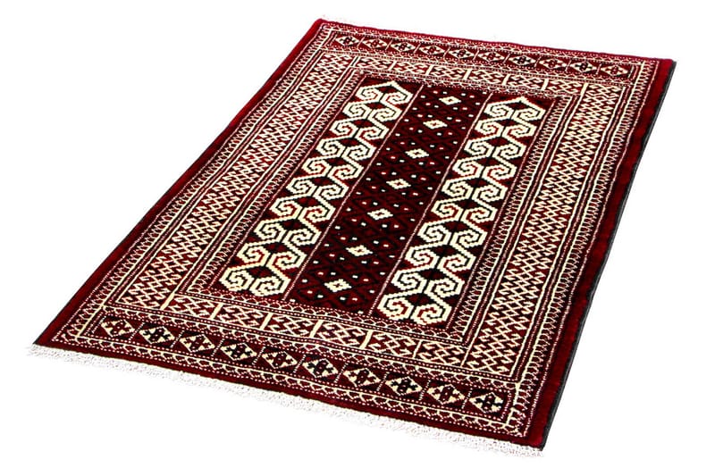 Handknuten Persisk Matta 83x130 cm Mörkröd/Beige - Textilier & mattor - Mattor - Orientaliska mattor - Persisk matta