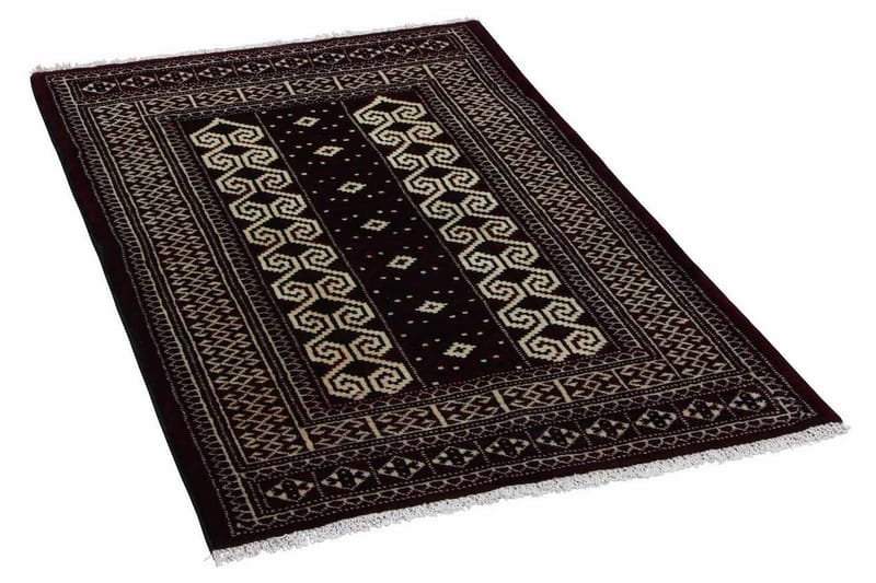 Handknuten Persisk Matta 83x130 cm Mörkröd/Beige - Textilier & mattor - Mattor - Orientaliska mattor - Persisk matta