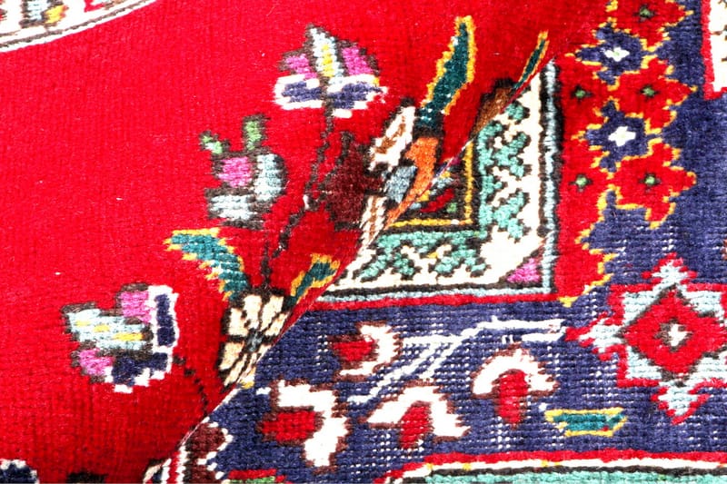 Handknuten Persisk Patchworkmatta 205x301 cm Kelim Röd/Mörkb - Textilier & mattor - Mattor - Orientaliska mattor - Persisk matta