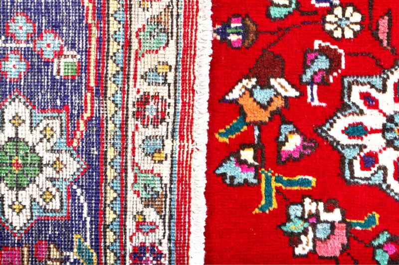 Handknuten Persisk Patchworkmatta 205x301 cm Kelim Röd/Mörkb - Textilier & mattor - Mattor - Orientaliska mattor - Persisk matta