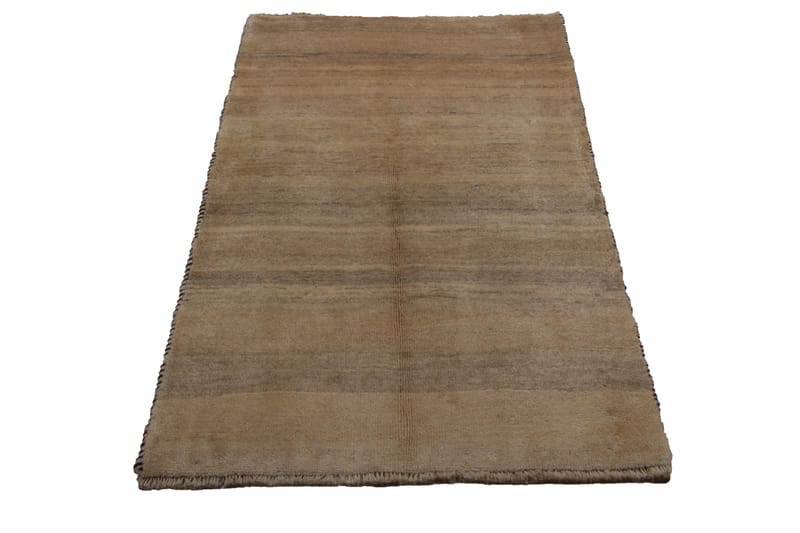 Handknuten Persisk Ullmatta 80x143 cm Gabbeh Shiraz Beige - Textilier & mattor - Mattor - Orientaliska mattor - Persisk matta