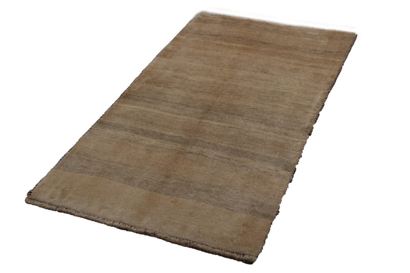 Handknuten Persisk Ullmatta 80x143 cm Gabbeh Shiraz Beige - Textilier & mattor - Mattor - Orientaliska mattor - Persisk matta