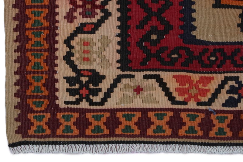 Handknuten Persisk Matta Varni 194x379 cm Kelim Röd/Beige - Textilier & mattor - Mattor - Orientaliska mattor - Persisk matta