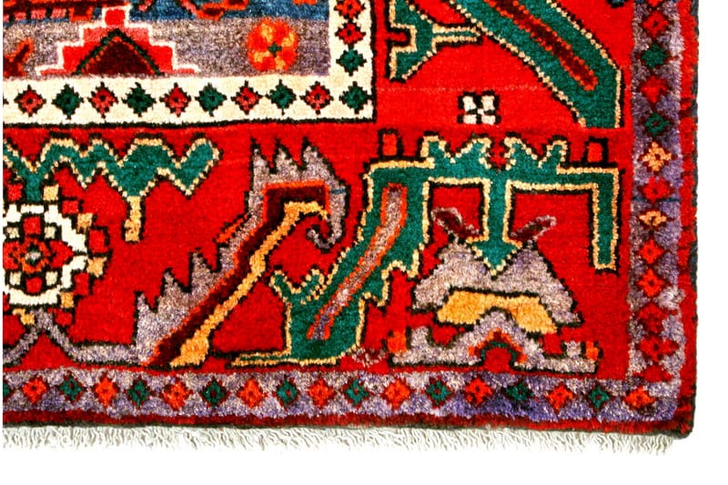 Handknuten Persisk Matta 154x317 cm Röd/Blå - Textilier & mattor - Mattor - Orientaliska mattor - Persisk matta