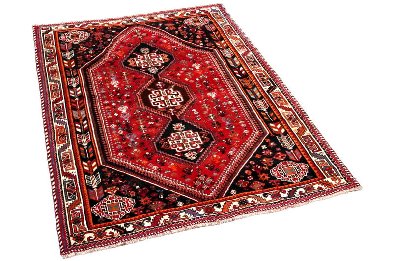 Handknuten Persisk Matta 179x253 cm Röd/Beige - Textilier & mattor - Mattor - Orientaliska mattor - Persisk matta