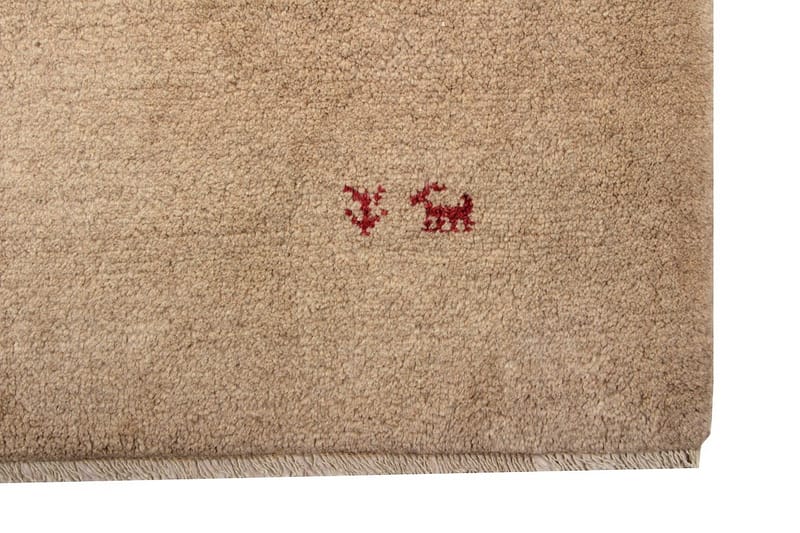 Handknuten Persisk Ullmatta 177x230 cm Gabbeh Shiraz Beige - Textilier & mattor - Mattor - Orientaliska mattor - Persisk matta