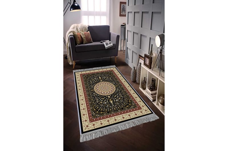 HOMEFESTO Matta 80x120 cm Multifärgad/Sammet - Textilier & mattor - Mattor - Orientaliska mattor - Persisk matta