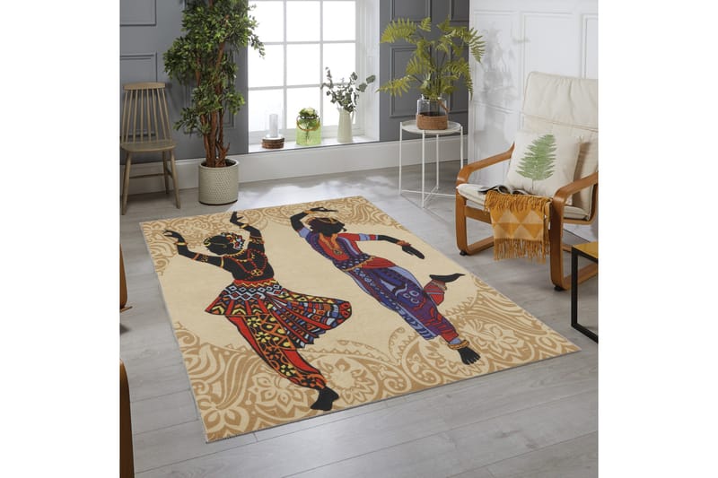 HOMEFESTO Matta 80x200 cm Multifärgad - Textilier & mattor - Mattor - Orientaliska mattor - Persisk matta