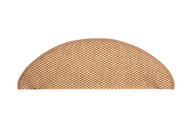 Trappstegsmattor självhäftande sisal 15 st 65x25 cm orange - Orange - Små mattor - Stora mattor - Handvävda mattor - Trappstegsmattor