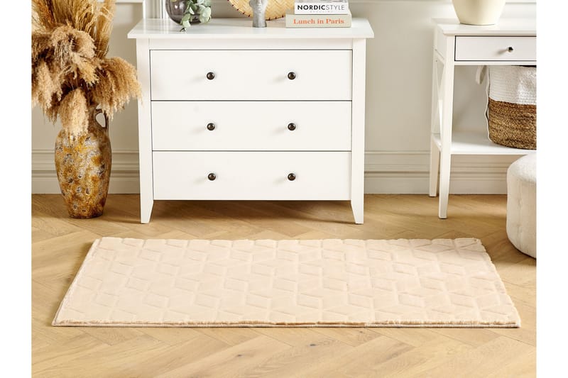 Thatta Skinnmatta 80x150 cm Beige - Fällar & skinnmattor