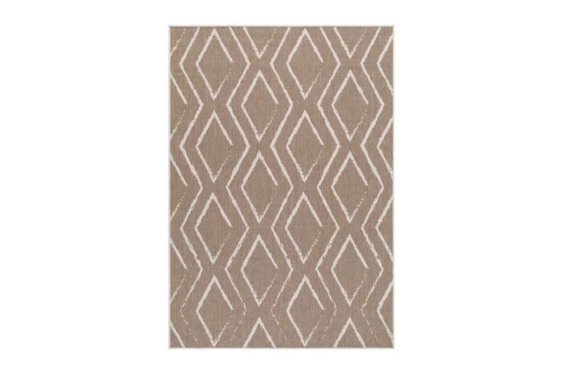 HAVANNA ROMB Utomhusmatta 160x230 cm Linnebeige - Textilier & mattor - Mattor - Utomhusmattor