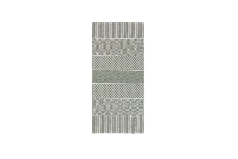ALFIE Plastmatta 70x300 cm Olivgrön - Horredsmattan - Små mattor - Stora mattor - Handvävda mattor - Plastmattor