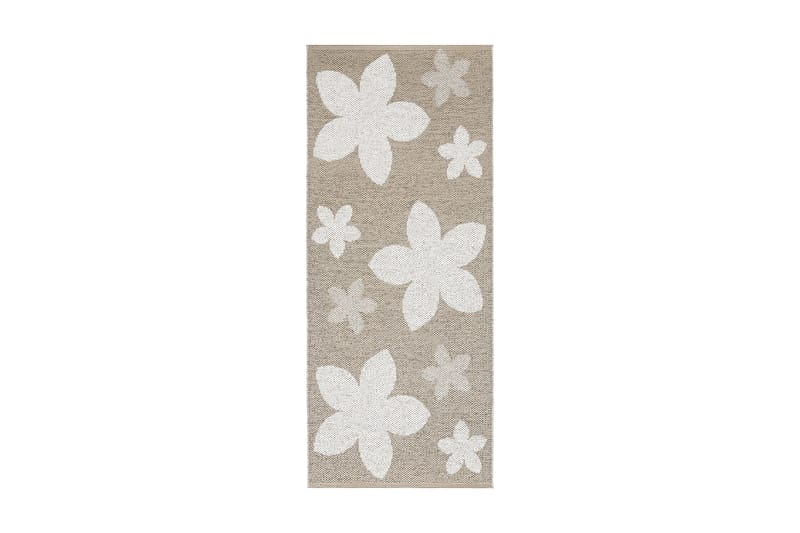 FLOWER Plastmatta 150x150 Vändbar PVC Beige - Horredsmattan - Textilier & mattor - Mattor - Utomhusmattor - Plastmattor