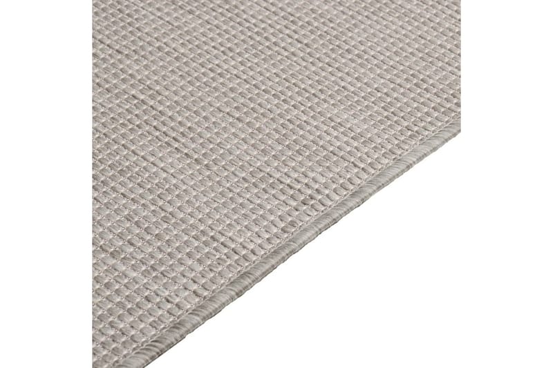 Utomhusmatta plattvävd 200x280 cm taupe - Taupe - Textilier & mattor - Mattor - Utomhusmattor