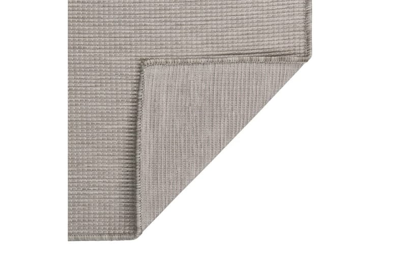 Utomhusmatta plattvävd 200x280 cm taupe - Taupe - Textilier & mattor - Mattor - Utomhusmattor