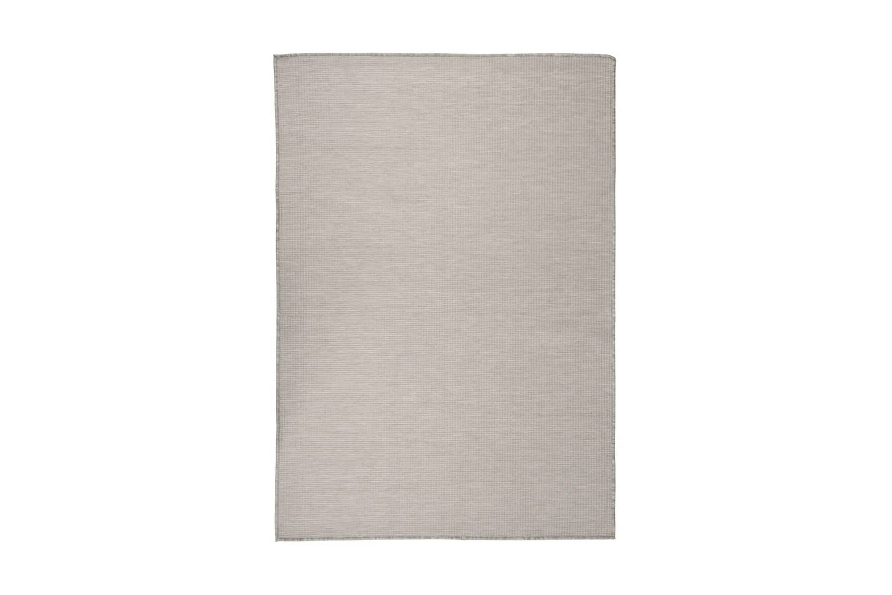 Utomhusmatta plattvävd 160×230 cm taupe – Taupe