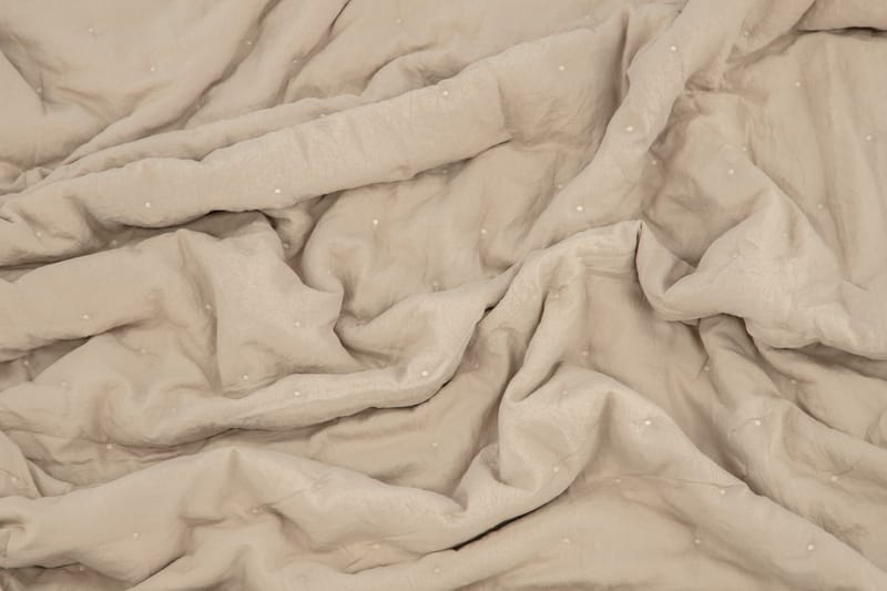 KIRSLA Överkast 260x260 cm Beige - Överkast - Överkast enkelsäng - Överkast dubbelsäng - Överkast barn - Sängkläder