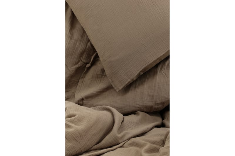 PORTORCHARD Bäddset 2-Dels 220x240/50x60 cm Brun - Bäddset & påslakanset - Bäddset dubbelsäng - Sängkläder