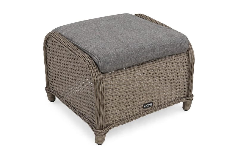 Marcus Fotpall till Öronlappsfåtölj Utomhus, Grå