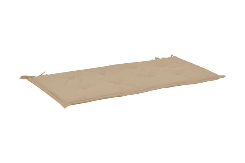 Bänkdyna för trädgården beige 100x50x3 cm - Beige - Utemöbler - Dynor - Soffdynor & bänkdynor utemöbler