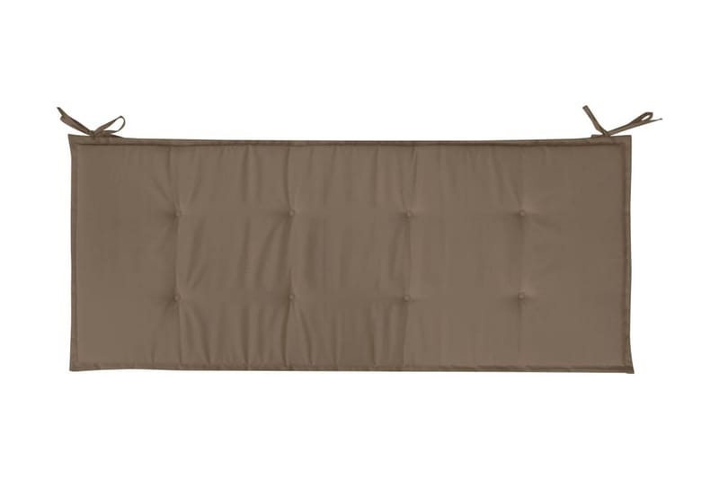 Bänkdyna för trädgården taupe 120x50x3 cm - Brun - Utemöbler - Dynor - Soffdynor & bänkdynor utemöbler