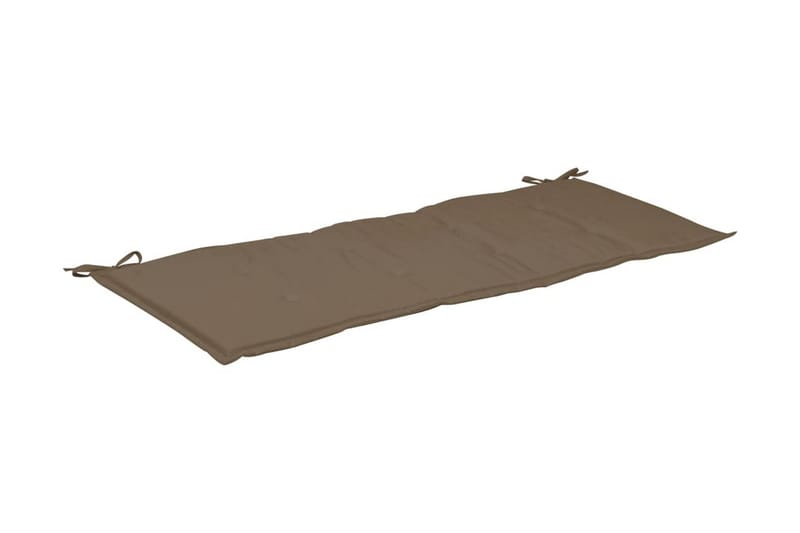 Bänkdyna för trädgården taupe 120x50x3 cm - Brun - Utemöbler - Dynor - Soffdynor & bänkdynor utemöbler