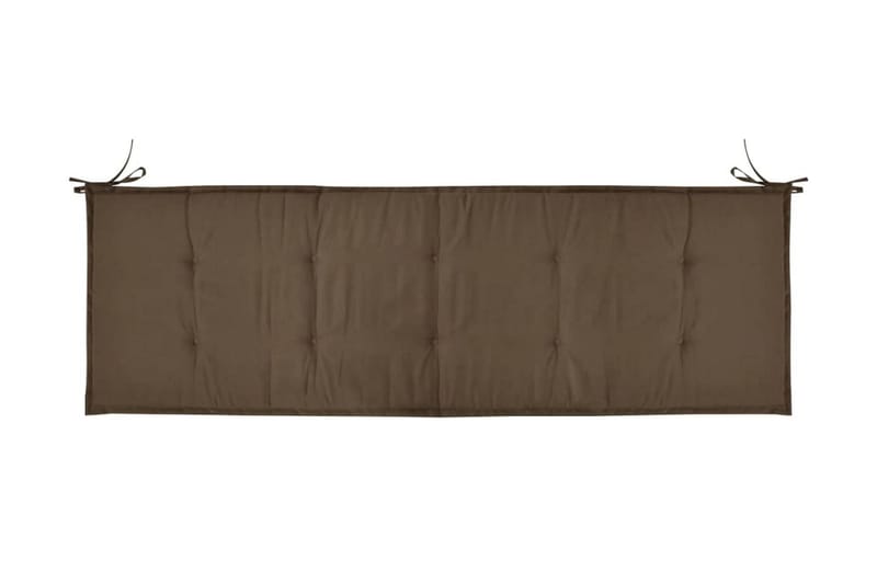 Bänkdyna för trädgården taupe 150x50x3 cm - Brun - Utemöbler - Dynor - Soffdynor & bänkdynor utemöbler