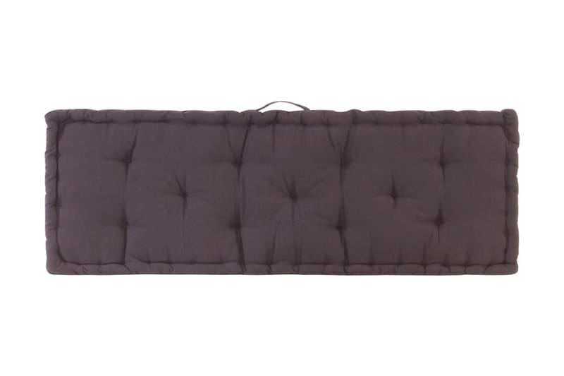 Dyna till pallsoffa bomull 120x40x7 cm antracit - Grå - Utemöbler - Dynor - Soffdynor & bänkdynor utemöbler