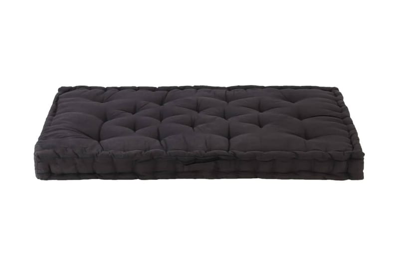 Dyna till pallsoffa bomull 120x80x10 cm svart - Svart - Utemöbler - Dynor - Soffdynor & bänkdynor utemöbler