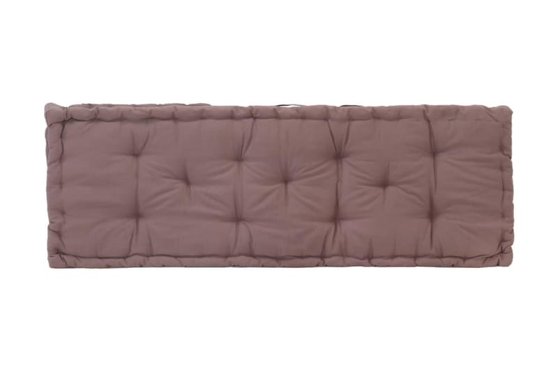 Dyna till pallsoffa bomull 120x40x7 cm taupe - Brun - Utemöbler - Dynor - Soffdynor & bänkdynor utemöbler