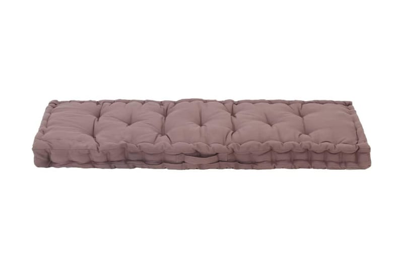 Dyna till pallsoffa bomull 120x40x7 cm taupe - Brun - Utemöbler - Dynor - Soffdynor & bänkdynor utemöbler