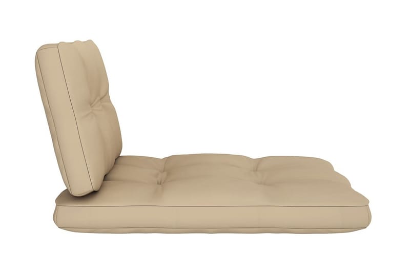 Dynor till pallsoffa 2 st beige - Beige - Utemöbler - Dynor - Soffdynor & bänkdynor utemöbler