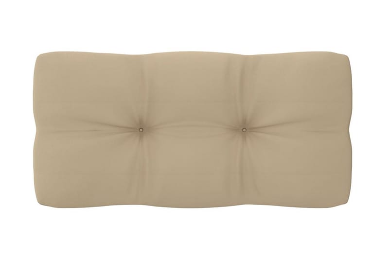 Dynor till pallsoffa 2 st beige - Beige - Utemöbler - Dynor - Soffdynor & bänkdynor utemöbler